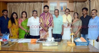 ಕಬಡ್ಡಿ ಆಟಗಾರ ರಿಶಾಂತ್ ದೇವಾಡಿಗ ಕುಕ್ಕೆ ದೇವರ ದರ್ಶನ
