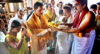 ದೇವರಿಗೆ ಮೊದಲು ಕೈ ಮುಗಿದ ಸಂಸದ ನಳಿನ್