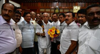 ಟಿಪ್ಪು ಜಯಂತಿ ರದ್ದು : ಸೀಎಂ ಯಡಿಯೂರಪ್ಪ ಅವರಿಗೆ ಕೊಡಗು ಬಿಜೆಪಿ ಕಾರ್ಯಕರ್ತರಿಂದ ಅಭಿನಂದನೆ