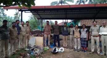 ಸಂಪಾಜೆ: 5 ಲಕ್ಷ ಮೌಲ್ಯದ ಅಕ್ರಮ ಹರಳುಕಲ್ಲು ವಶ