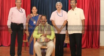 ಡಾ. ಪೀಟರ್ ವಿಲ್ಸನ್ ಪ್ರಭಾಕರ್ ಅವರಿಗೆ ಮಾನವಿಕ ವಿಭಾಗದಿಂದ ಬೀಳ್ಕೊಡುಗೆ