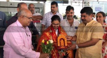 ಬಾಲ ಪುರಸ್ಕಾರ ಪಡೆದ ವಿದ್ಯಾರ್ಥಿನಿಗೆ ಮಂಗಳೂರಿನಲ್ಲಿ ಸ್ವಾಗತ