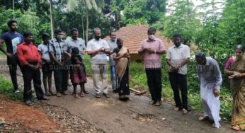 ಸಂಪಾಜೆ | ದಂಡೆಕಜೆ ರಸ್ತೆ ಕಾಂಕ್ರೀಟಿಕರಣಕ್ಕೆ ಗುದ್ದಲಿ ಪೂಜೆ
