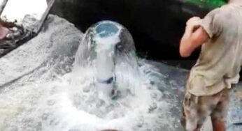 ಕೊಳವೆಬಾವಿಯಿಂದ ಜಲಧಾರೆ | ಎಡಮಂಗಲದಲ್ಲಿ ಕೃಷಿಕನಿಗೆ ಒಲಿದ ಜಲದೇವತೆ |