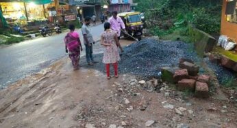 ಆಮೆನಡಿಗೆಯ ಕಾಮಗಾರಿ | ಗುತ್ತಿಗಾರಿನಲ್ಲಿ ಮಹಿಳೆಯ ನೇತೃತ್ವದಲ್ಲಿ ತಾತ್ಕಾಲಿಕವಾಗಿ ರಸ್ತೆ ದುರಸ್ತಿ…..! | ಮಹಿಳೆಯ ಕಾಳಜಿಗೆ ಶ್ಲಾಘನೆ |