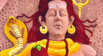ಕಲೆಗಾರನ ಅದ್ಭುತ ಕೈಚಳಕ | 23,436 ರುದ್ರಾಕ್ಷಿ ಮಣಿಗಳಿಂದ ಶಿವನ ಶಿಲ್ಪಕಲೆ |