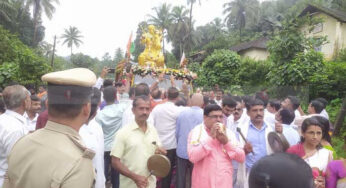 ಕೆದಂಬಾಡಿ ರಾಮಯ್ಯ ಗೌಡ ಕಂಚಿನ ಪ್ರತಿಮೆ | ಸಂಪಾಜೆ ಬಳಿ ಅದ್ದೂರಿ ಸ್ವಾಗತ |