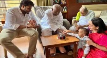 ಮರಿಮೊಮ್ಮಗನ ಹುಟ್ಟುಹಬ್ಬದಲ್ಲಿ ಭಾಗಿಯಾದ ಎಚ್‌ ಡಿ ದೇವೇ ಗೌಡ |