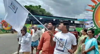 ಭಾರತ್ ಜೋಡೋ | ಪೇಸಿಎಂ ಟೀ ಶರ್ಟ್, ಧ್ವಜ ಬಳಸಿ ಯುವಕನ ಯಾತ್ರೆ | ಕೇಸು ದಾಖಲು |