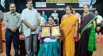 ಡಾ.ದೀಪಾ ಫಡ್ಕೆ ಅವರಿಗೆ ಹಾ.ಮಾ.ನಾಯಕ ಸ್ಮಾರಕ ಪ್ರಶಸ್ತಿ ಪ್ರದಾನ