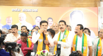 ರಾಜ್ಯ ಬಿಜೆಪಿಗೆ ಇಂದಿನಿಂದ ಹೊಸ ಸಾರಥಿ | ಬಿ ವೈ ವಿಜಯೇಂದ್ರ ಅವರಿಗೆ ಅಧಿಕಾರ ಹಸ್ತಾಂತರಿಸಿದ ನಳಿನ್ ಕುಮಾರ್‌ ಕಟೀಲ್‌ |
