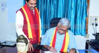 ಕನ್ನಡ ಅಭಿವೃದ್ಧಿ ಪ್ರಾಧಿಕಾರದ ನೂತನ ಅಧ್ಯಕ್ಷರಾಗಿ ಡಾ.ಪುರುಷೋತ್ತಮ ಬಿಳಿಮಲೆ ಅಧಿಕಾರ ಸ್ವೀಕಾರ