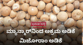 ಮ್ಯಾನ್ಮಾರ್‌ನಿಂದ ಅಕ್ರಮ ಅಡಿಕೆ ಆಮದು | ಮಿಜೋರಾಂ ಅಡಿಕೆ ಬೆಳೆಗಾರರಿಗೆ ಸವಾಲು