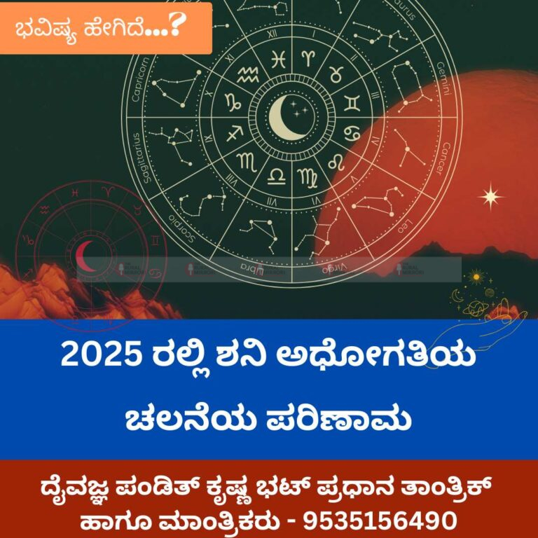 2025ರಲ್ಲಿ ಶನಿ ತಮ್ಮ ನಕ್ಷತ್ರ ಅಥವಾ ರಾಶಿಯಲ್ಲಿ ಅಧೋಗತಿಯ ಚಲನೆ