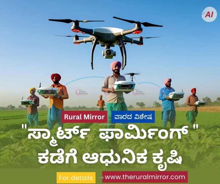 ಅನುಭವದ ಕೃಷಿಯಿಂದ ಡಾಟಾ ಆಧಾರಿತ “ಸ್ಮಾರ್ಟ್ ಫಾರ್ಮಿಂಗ್ “‌ ಕಡೆಗೆ ಆಧುನಿಕ ಕೃಷಿ