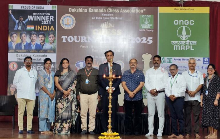 ಮಂಗಳೂರಿನಲ್ಲಿ ರಾಷ್ಟ್ರೀಯ ಓಪನ್ ಕ್ಲಾಸಿಕಲ್ ರೇಟೆಡ್ ಚೆಸ್ ಪಂದ್ಯಾಟ ಆರಂಭ |