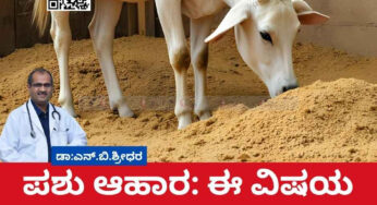 ಪಶು ಆಹಾರ : ಈ ವಿಷಯ ನಿಮಗೆ ತಿಳಿದಿರಲಿ !